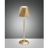 Fabas-Luce KATY Lampada da tavolo LED Oro, 1-Luce