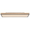 Globo DORO Plafoniera LED Aspetto del legno, Nero, 1-Luce, Telecomando