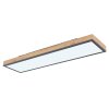 Globo DORO Plafoniera LED Aspetto del legno, Nero, 1-Luce, Telecomando