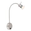 Globo MILLY Applique Nichel opaco, 1-Luce