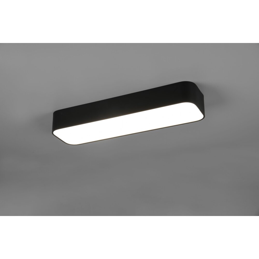 Reality Asterion Plafoniera LED Nero, 1-Luce, Telecomando main product photo