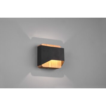 Trio-Leuchten Arino Applique LED Nero, 1-Luce