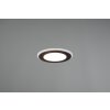 Trio-Leuchten Aura Lampada da incasso LED Nero, 1-Luce