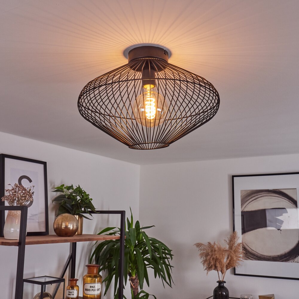 Unafo Plafoniera Nero, 1-Luce main product photo