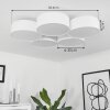 Purus Plafoniera LED Bianco, 1-Luce