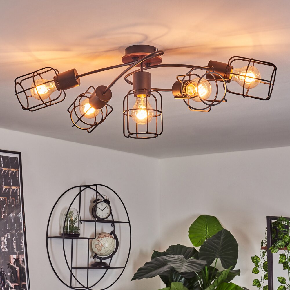 Loedingen Plafoniera Nero, 5-Luci main product photo