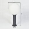 Bubodefo Lampioncino Segnapasso Antracite, 1-Luce