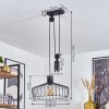 Ilihuli Lampadario a sospensione Nero, 1-Luce