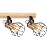 Globo MARIA Plafoniera Legno chiaro, 4-Luci