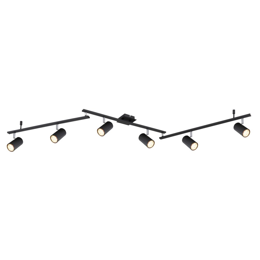 Globo ROBBY Plafoniera Nero, 6-Luci main product photo