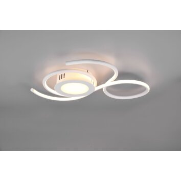 Trio-Leuchten Jive Plafoniera LED Bianco, 1-Luce, Telecomando