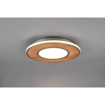 Trio-Leuchten Deacon Plafoniera LED Marrone, 1-Luce