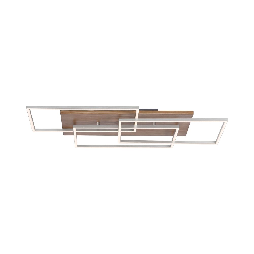 Paul-Neuhaus PALMA Plafoniera LED Écru, Acciaio satinato, 1-Luce, Telecomando main product photo