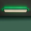 Leuchten-Direkt MARIO Plafoniera LED Nero, 1-Luce, Telecomando, Cambia colore