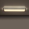 Leuchten-Direkt MARIO Plafoniera LED Nero, 1-Luce, Telecomando, Cambia colore