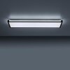 Leuchten-Direkt MARIO Plafoniera LED Nero, 1-Luce, Telecomando, Cambia colore