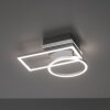 Leuchten-Direkt IVEN Plafoniera LED Acciaio satinato, 1-Luce