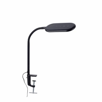 Leuchten-Direkt KELLY Lampada con pinza LED Nero, 1-Luce