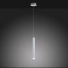 Leuchten-Direkt BRUNO Lampada a Sospensione LED Alluminio, 1-Luce