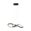 Leuchten-Direkt MARIA Lampada a Sospensione LED Nero, 1-Luce