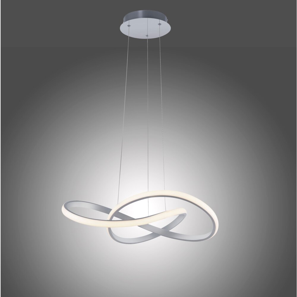Leuchten-Direkt MARIA Lampada a Sospensione LED Alluminio, 1-Luce main product photo