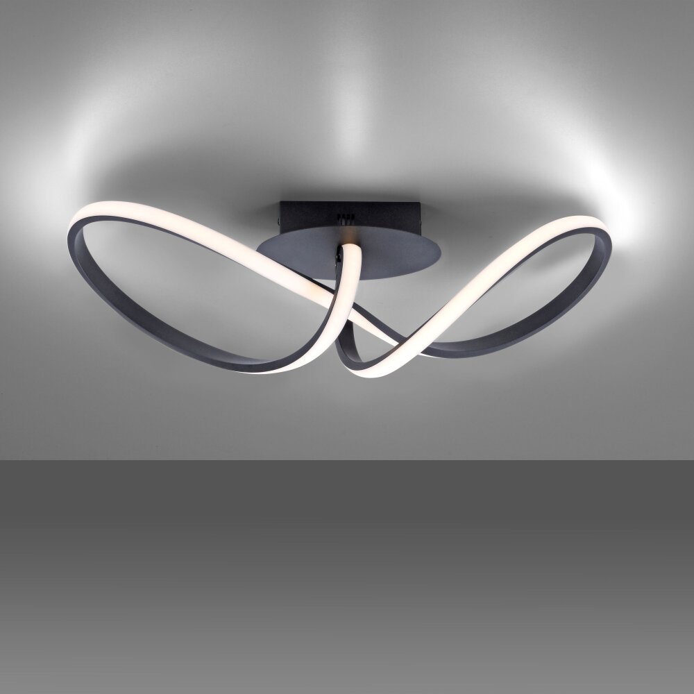 Leuchten-Direkt MARIA Plafoniera LED Nero, 1-Luce main product photo