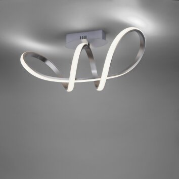 Leuchten-Direkt MARIA Plafoniera LED Alluminio, 1-Luce