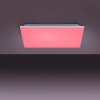 Leuchten-Direkt YUKON Plafoniera LED Bianco, 1-Luce, Telecomando, Cambia colore