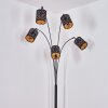 Tallaboa Lampada da terra Nero, 5-Luci
