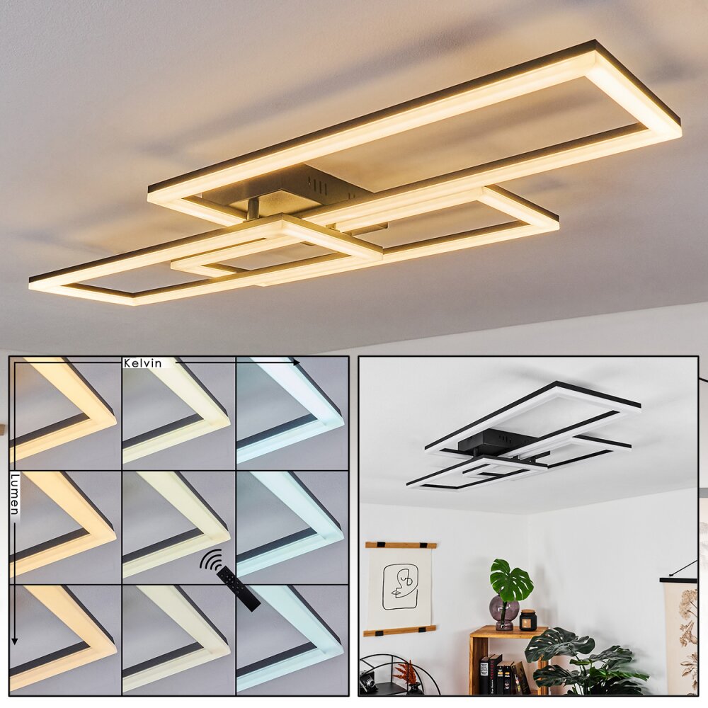 Taleta Plafoniera LED Nero, 1-Luce main product photo