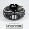 Oravi Plafoniera Nero, 1-Luce