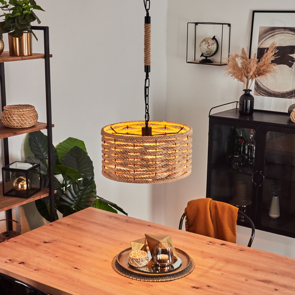 Sulzano Lampadario a sospensione Marrone, Nero, 1-Luce main product photo