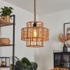 Riekje Lampadario a sospensione Marrone, Nero, 1-Luce