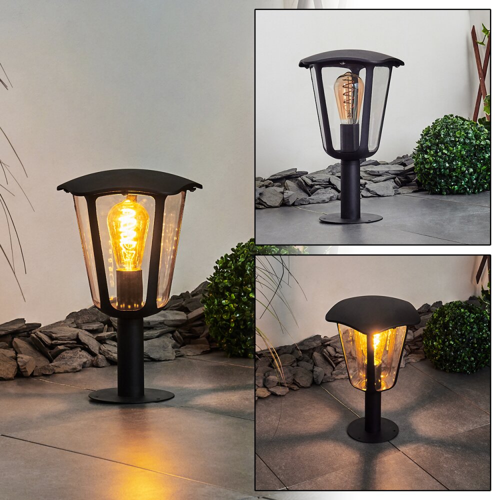 Venneshamm Lampada con piedistallo Nero, Trasparente, chiaro, 1-Luce main product photo