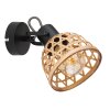 Globo WENNA Applique Nero, 1-Luce