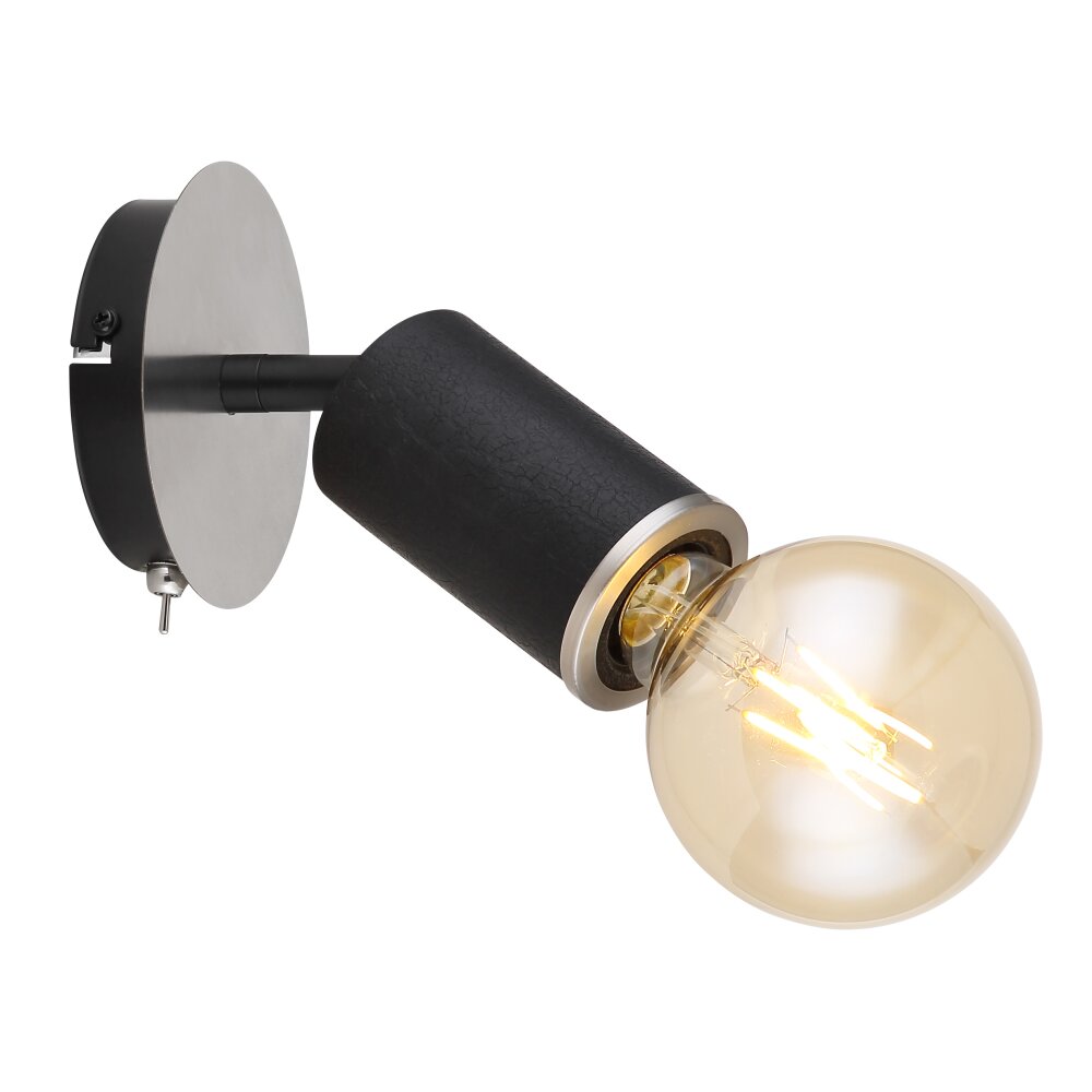 Globo JOSEBA Applique Nero, 1-Luce main product photo
