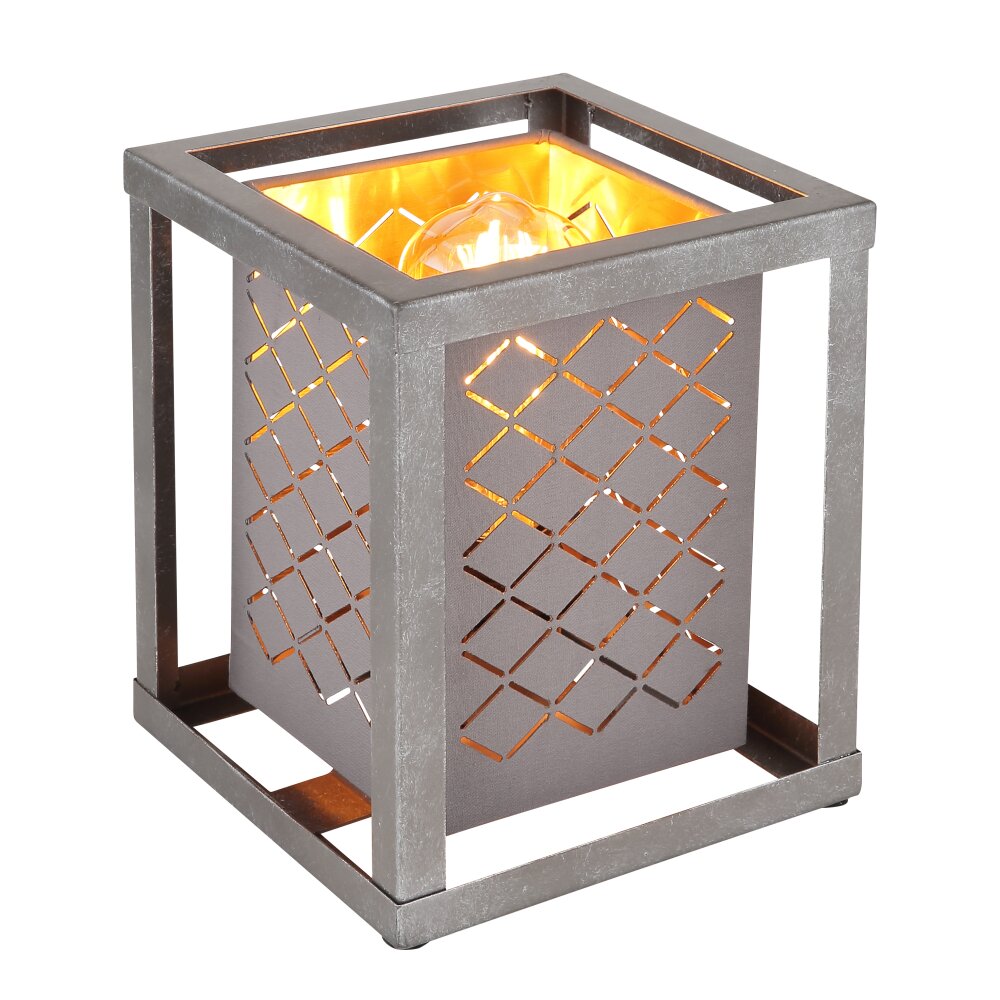 Globo THOMAS Lampada da tavolo Argento Brunito, 1-Luce main product photo