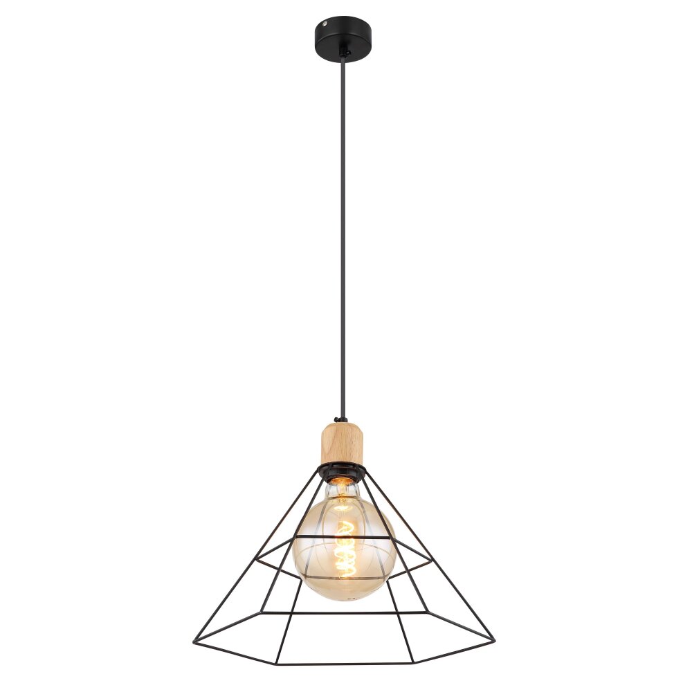 Globo HELENE Lampadario a sospensione Nero, 1-Luce main product photo
