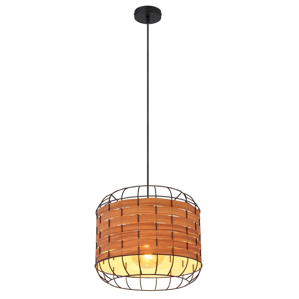 Globo ELMAR Lampadario a sospensione Nero, 1-Luce main product photo