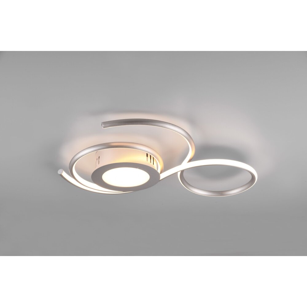 Trio-Leuchten Jive Plafoniera LED Nichel opaco, 1-Luce, Telecomando main product photo