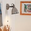 Selki Applique Grigio, Nero, 1-Luce