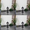 Naofe Lampioncino Segnapasso Nero, 1-Luce