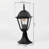 Naofe Lampioncino Segnapasso Nero, 1-Luce