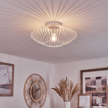 Wemude Plafoniera Bianco, 1-Luce