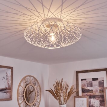 Wemude Plafoniera Bianco, 1-Luce