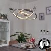 Preci Lampadario a sospensione LED Nichel opaco, 1-Luce