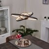 Preci Lampadario a sospensione LED Nero, 1-Luce