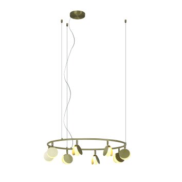 Mantra SHELL Lampada a Sospensione LED Oro, 1-Luce