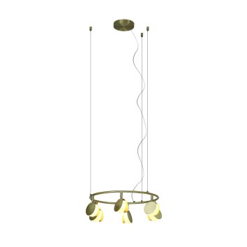 Mantra SHELL Lampada a Sospensione LED Oro, 1-Luce