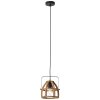 Brilliant-Leuchten Calley Lampadario a sospensione Nero, 1-Luce